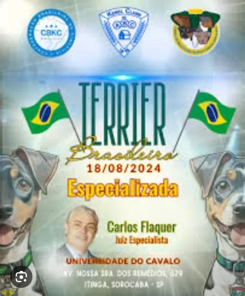 9° EXPOSIÇÃO ESPECIALIZADA DO CONSELHO DA RAÇA TERRIER BRASILEIRO			